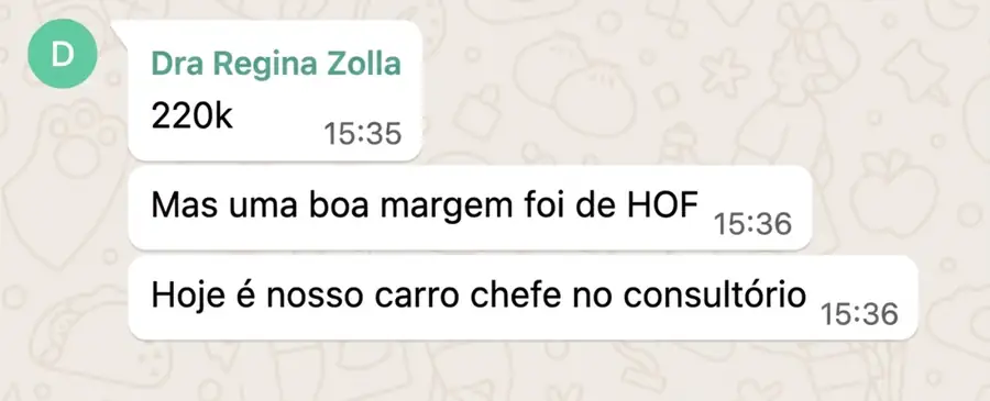 R$ 220k · HOF como carro-chefe